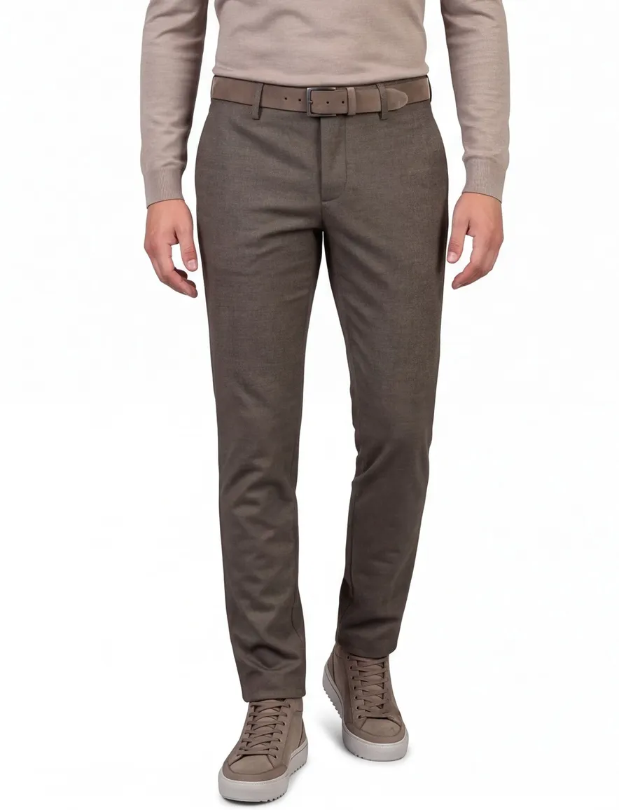 Alberto LOU chino regular fit donkergroen
