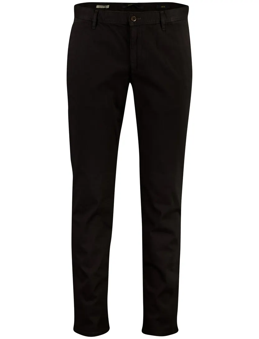 Broeken Alberto chino bruin slim fit