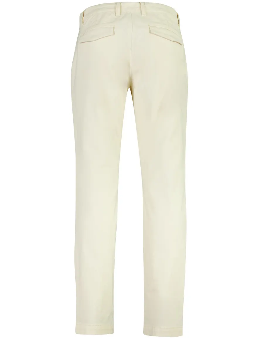 Alberto LOU chino flatfront creme