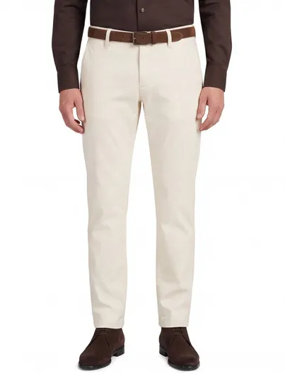 Alberto Alberto LOU chino flatfront creme