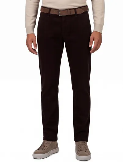 Alberto Alberto LOU chino flatfront bruin
