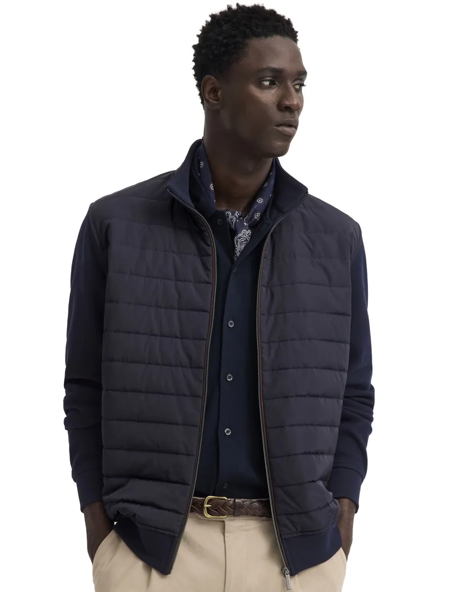 Bugatti outdoor vest donkerblauw