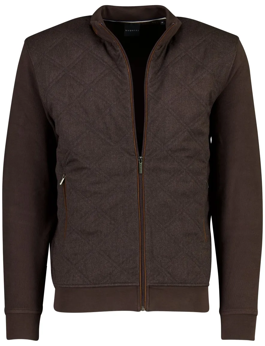 Bugatti outdoor vest bruin warm