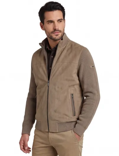 Bugatti Bugatti vest beige outdoor