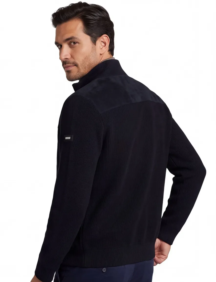 Vest Bugatti donkerblauw