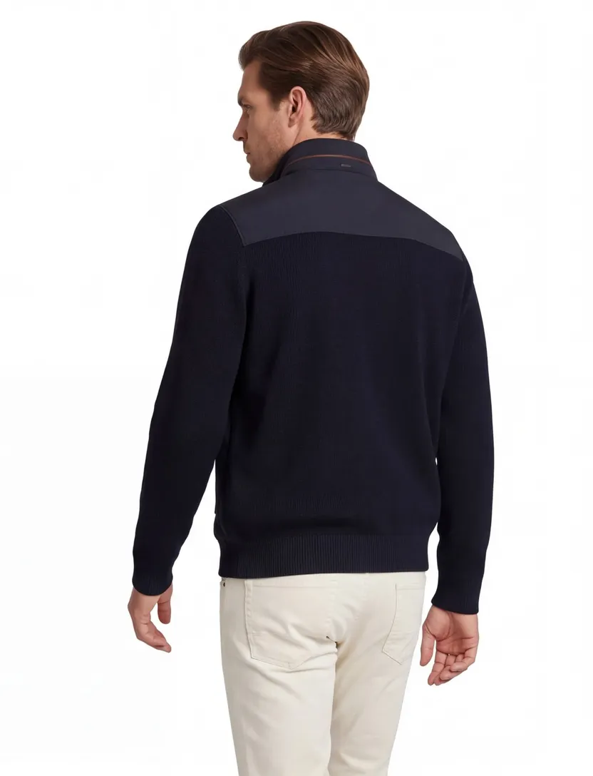 Vest Bugatti donkerblauw