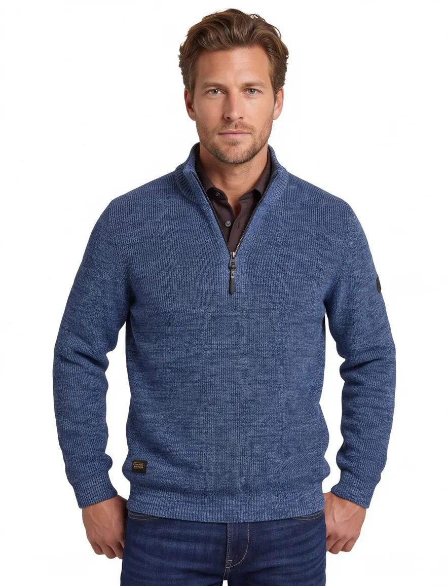 Trui Camel Active blauw Pullovers