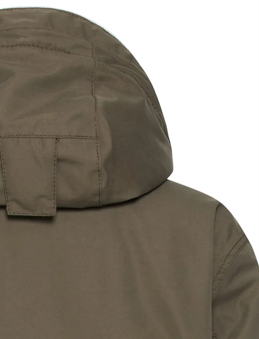 Camel Active parka jas olijfgroen