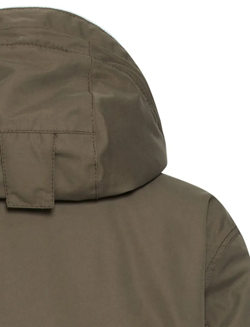 Parka Camel Active olijfgroen wijde fit
