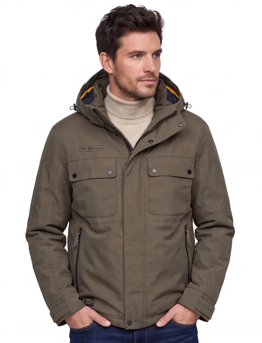 Jas Camel Active groen Jackets
