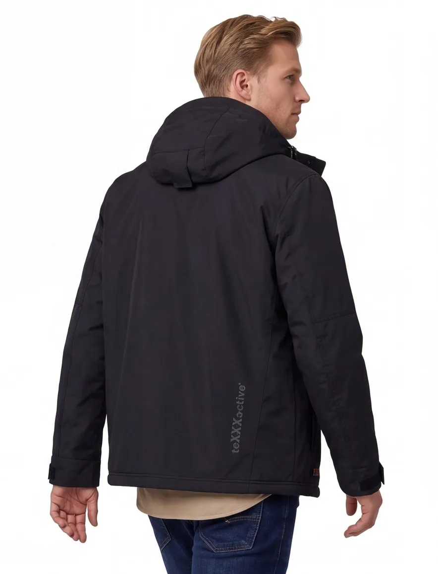 Jas Camel Active zwart Jackets