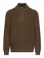 Camel Active half zip trui bruin gemeleerd