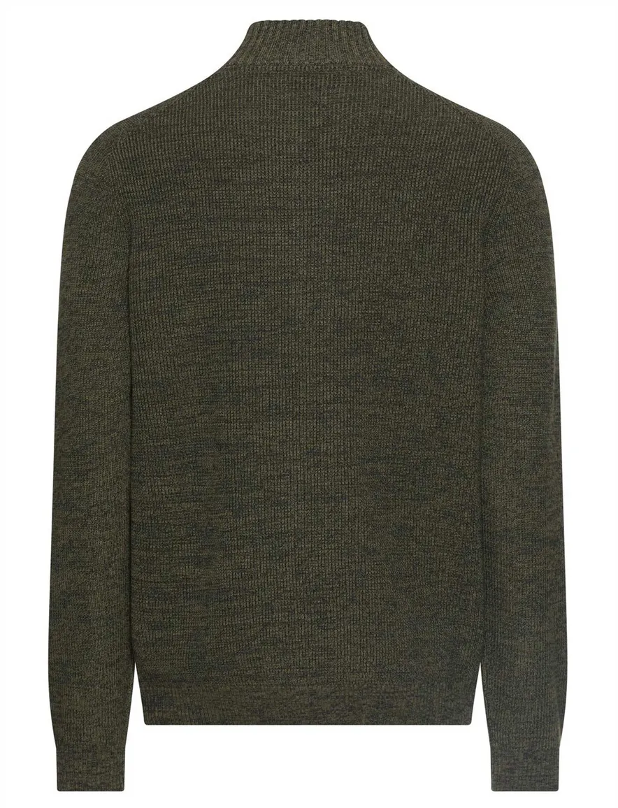 Camel Active vest donkergroen gemeleerd