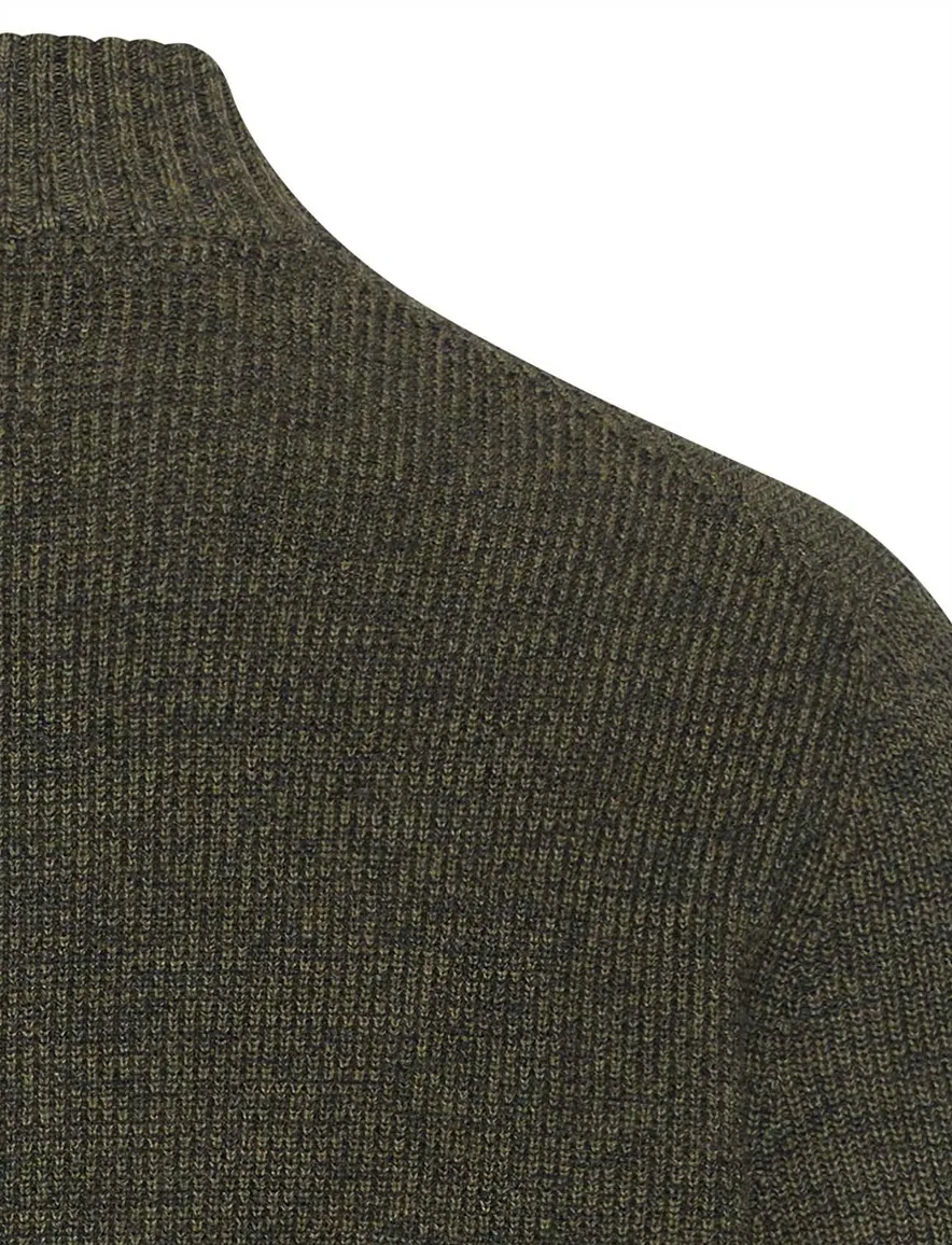 Vest Camel Active groen Knitted Jackets