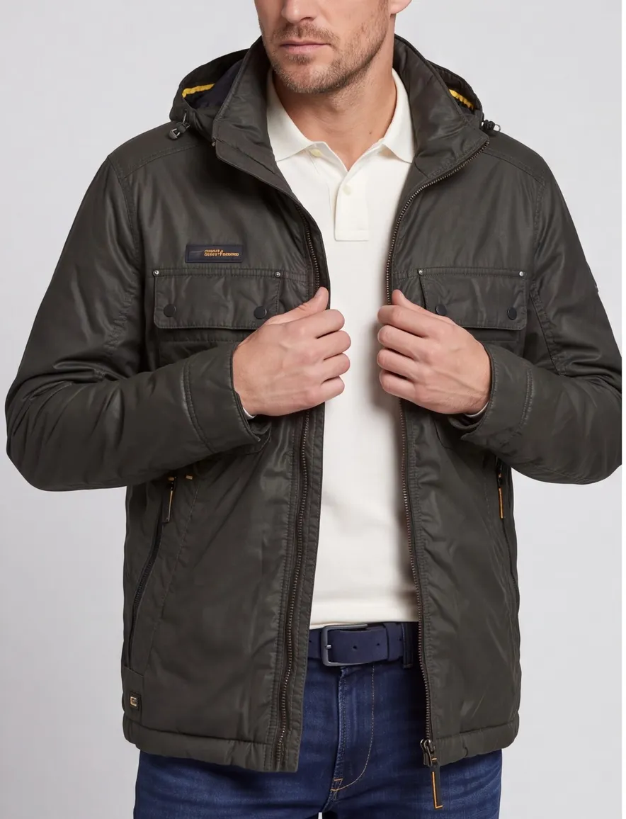 Jas Camel Active groen Jackets