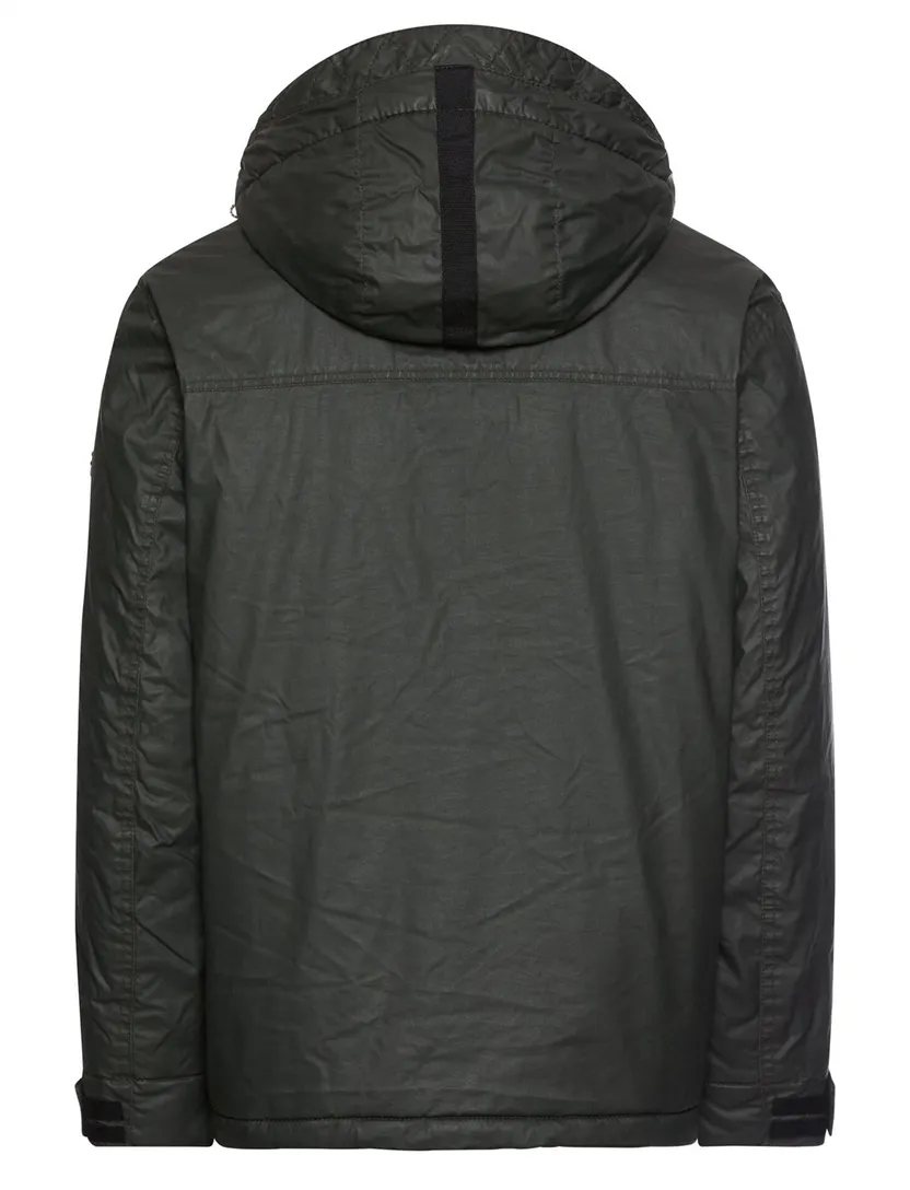 Jas Camel Active donkergroen wijde fit