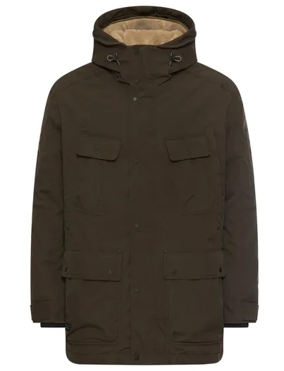 Camel Active Parka jas Camel Active bruin met borstzak