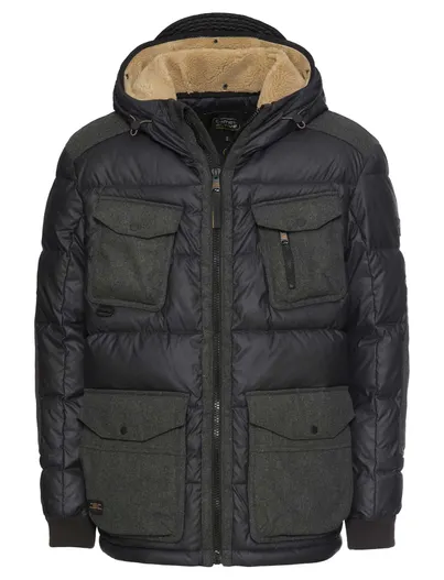 Camel Active Gewatteerde jas Camel Active donkerblauw