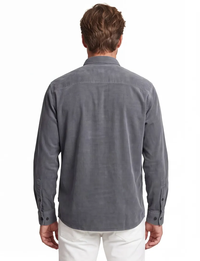 Overshirt Camel Active donkerblauw geprint