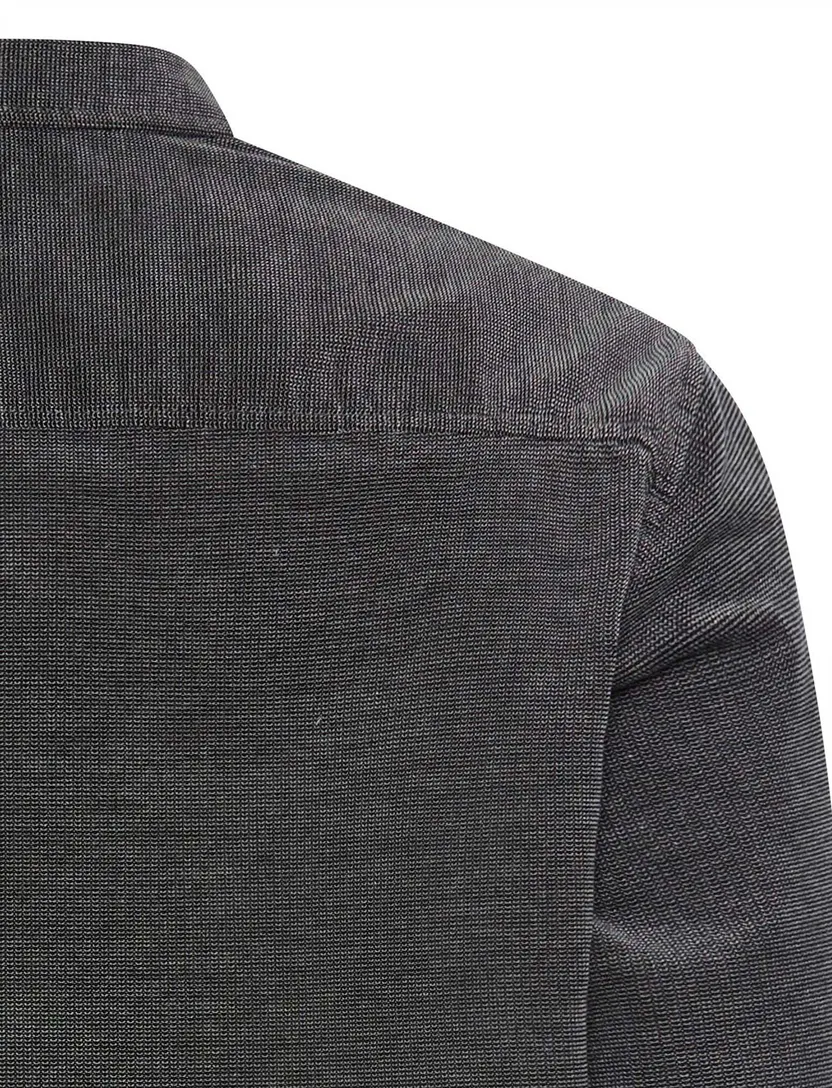 Overshirt Camel Active antraciet geprint