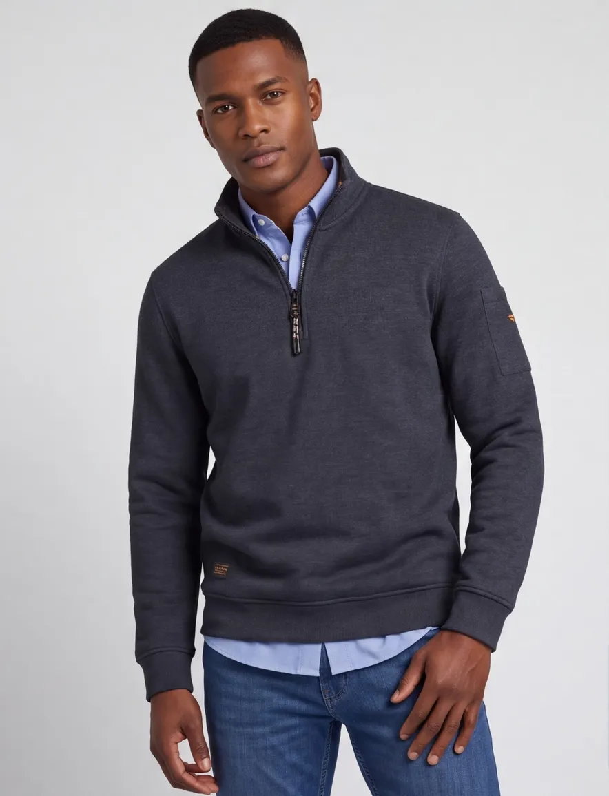 Trui Camel Active donkerblauw Sweatshirts