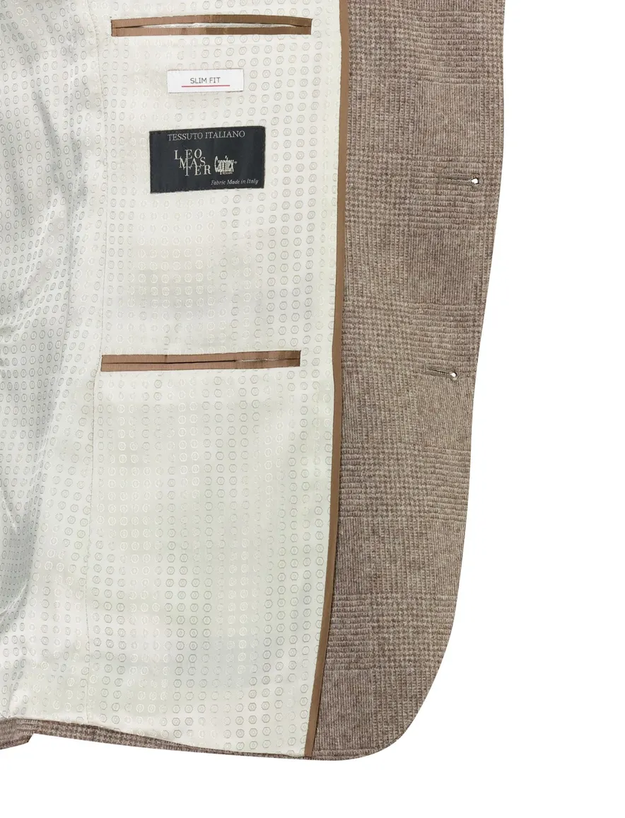 Roy Robson colbert beige gemeleerd viscose