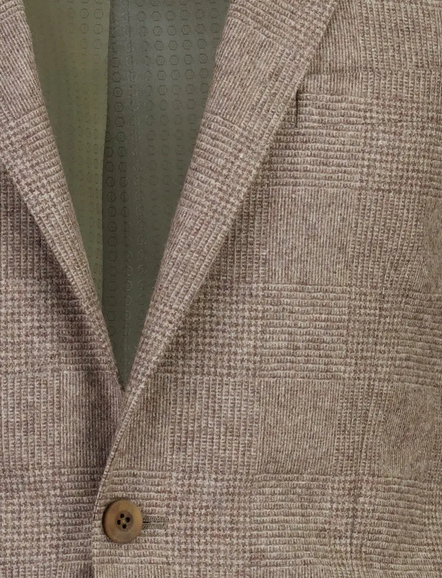 Roy Robson colbert beige gemeleerd viscose