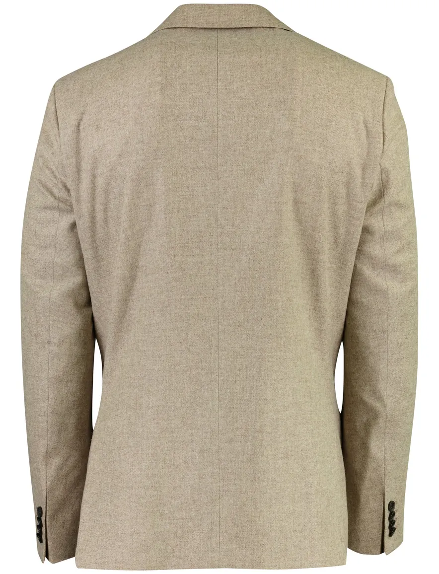 Roy Robson colbert beige gemêleerd
