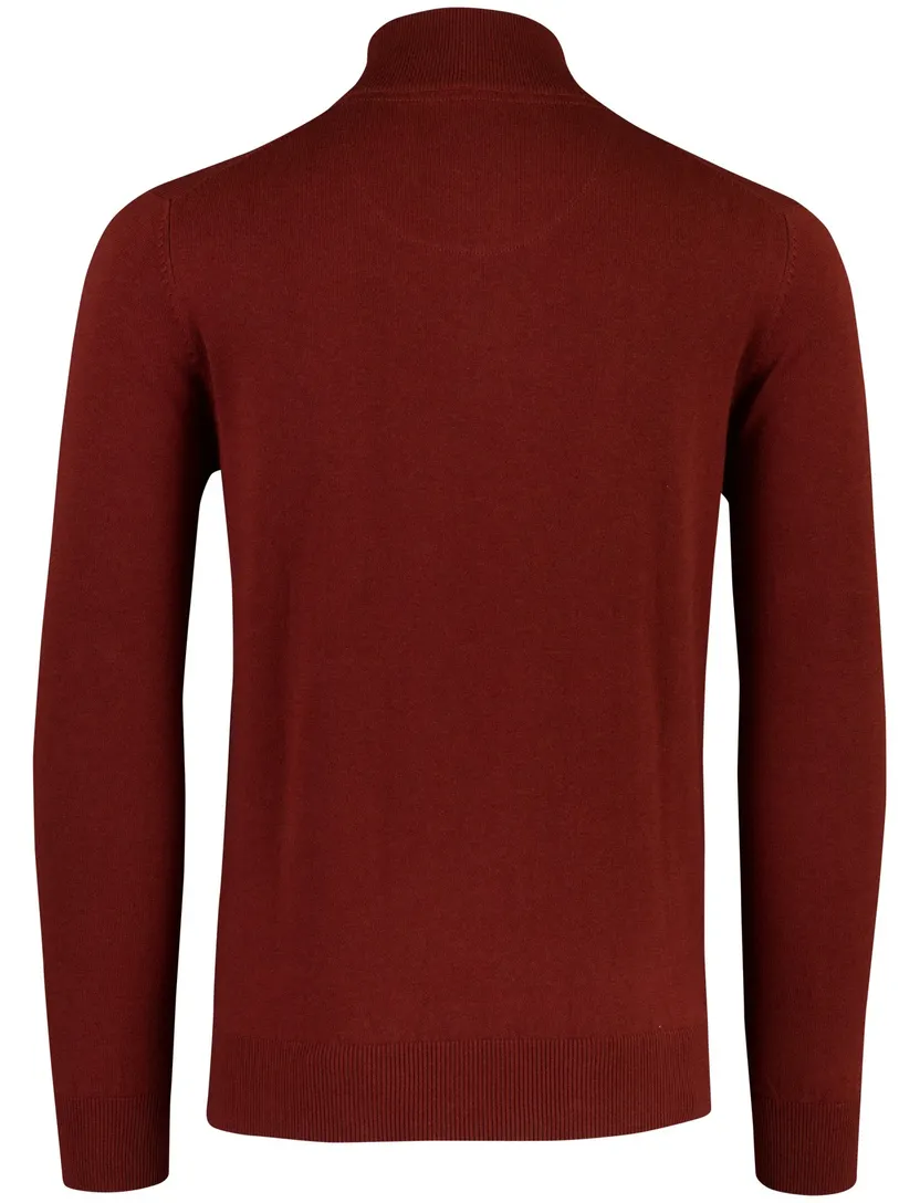 Bordeaux State of Art half zip trui