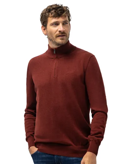 State of Art State of Art half zip trui bordeaux