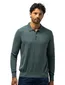groen poloshirt State of Art met boord