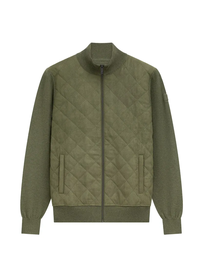Outdoor vest State of Art groen polyester voorkant