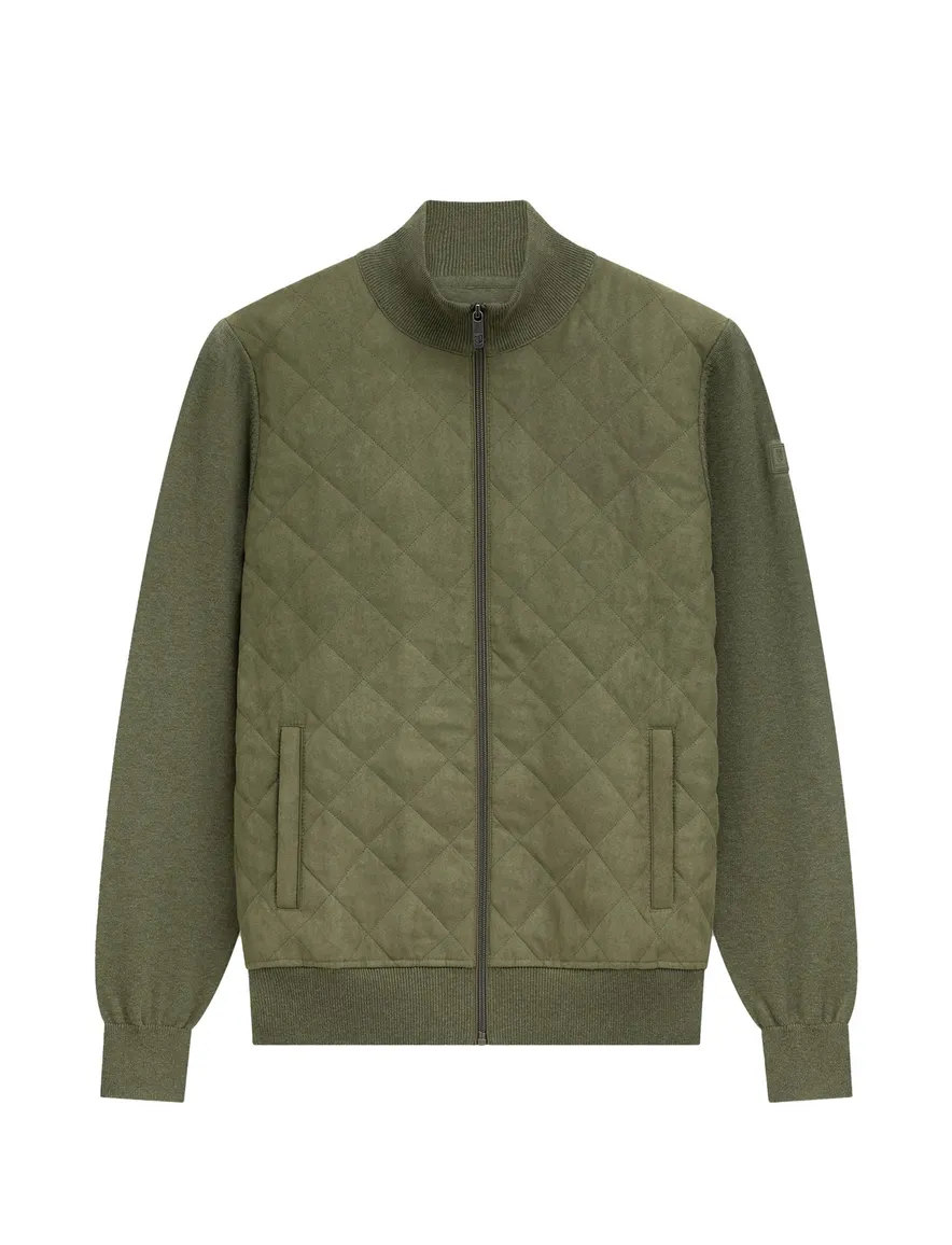 State of Art outdoor vest groen, voorkant polyester