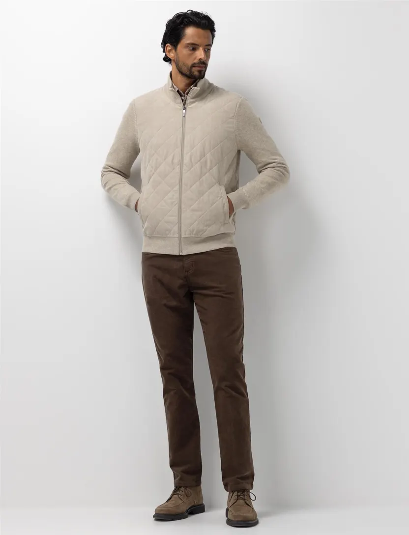 Vest State of Art beige voorkant 100% polyester