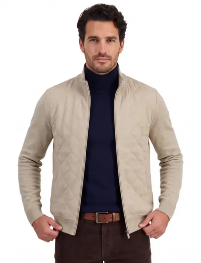 State of Art State of Art vest beige voorkant 100% polyester