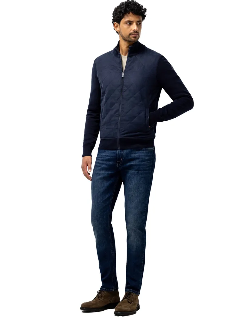 Outdoor vest State of Art donkerblauw polyester katoen