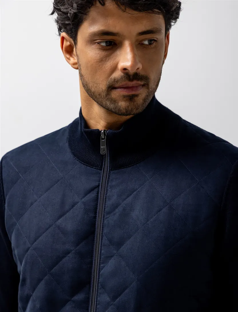 Outdoor vest State of Art donkerblauw polyester katoen