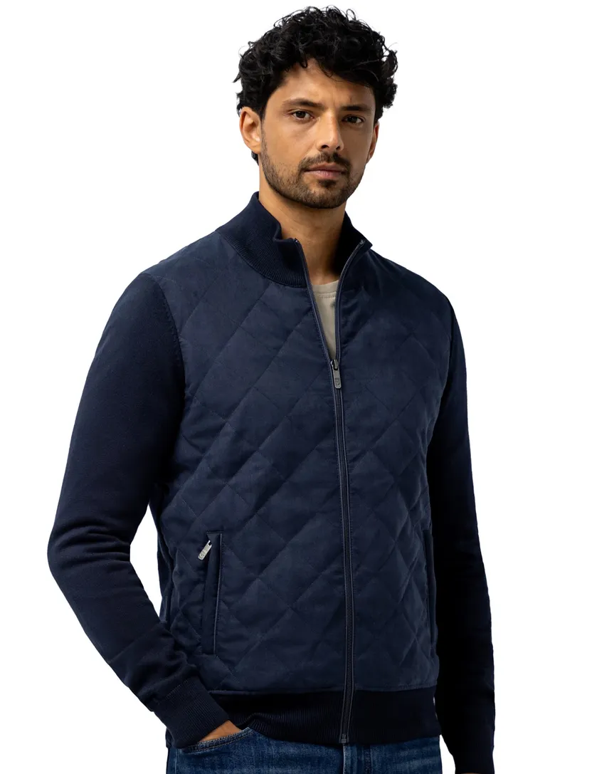 Outdoor vest State of Art donkerblauw polyester katoen