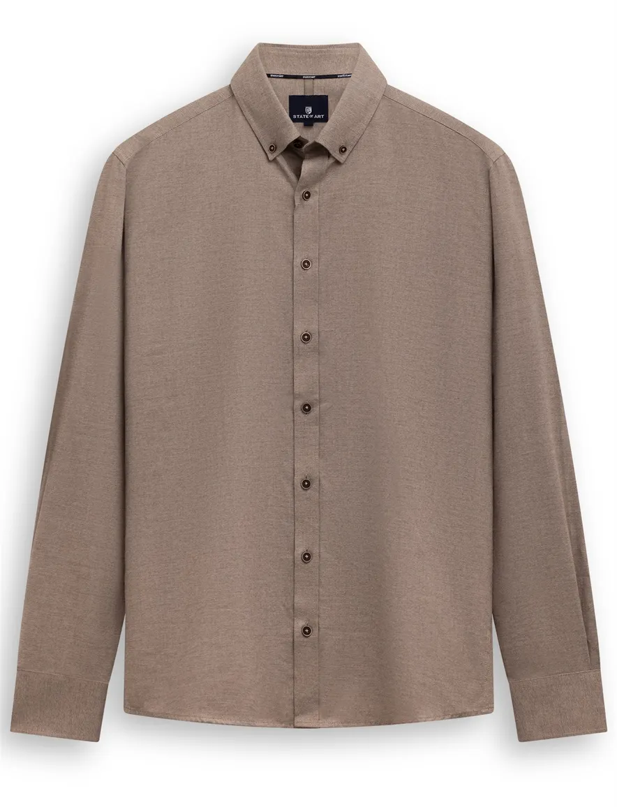 Overhemd State of Art beige
