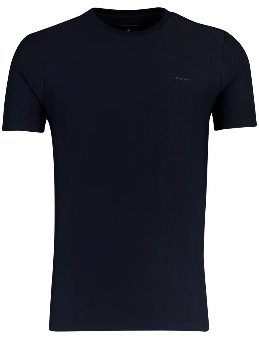 State of Art T-shirt ronde hals navy