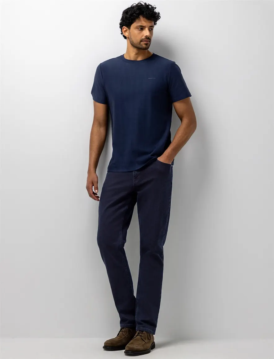 T-shirt State of Art donkerblauw