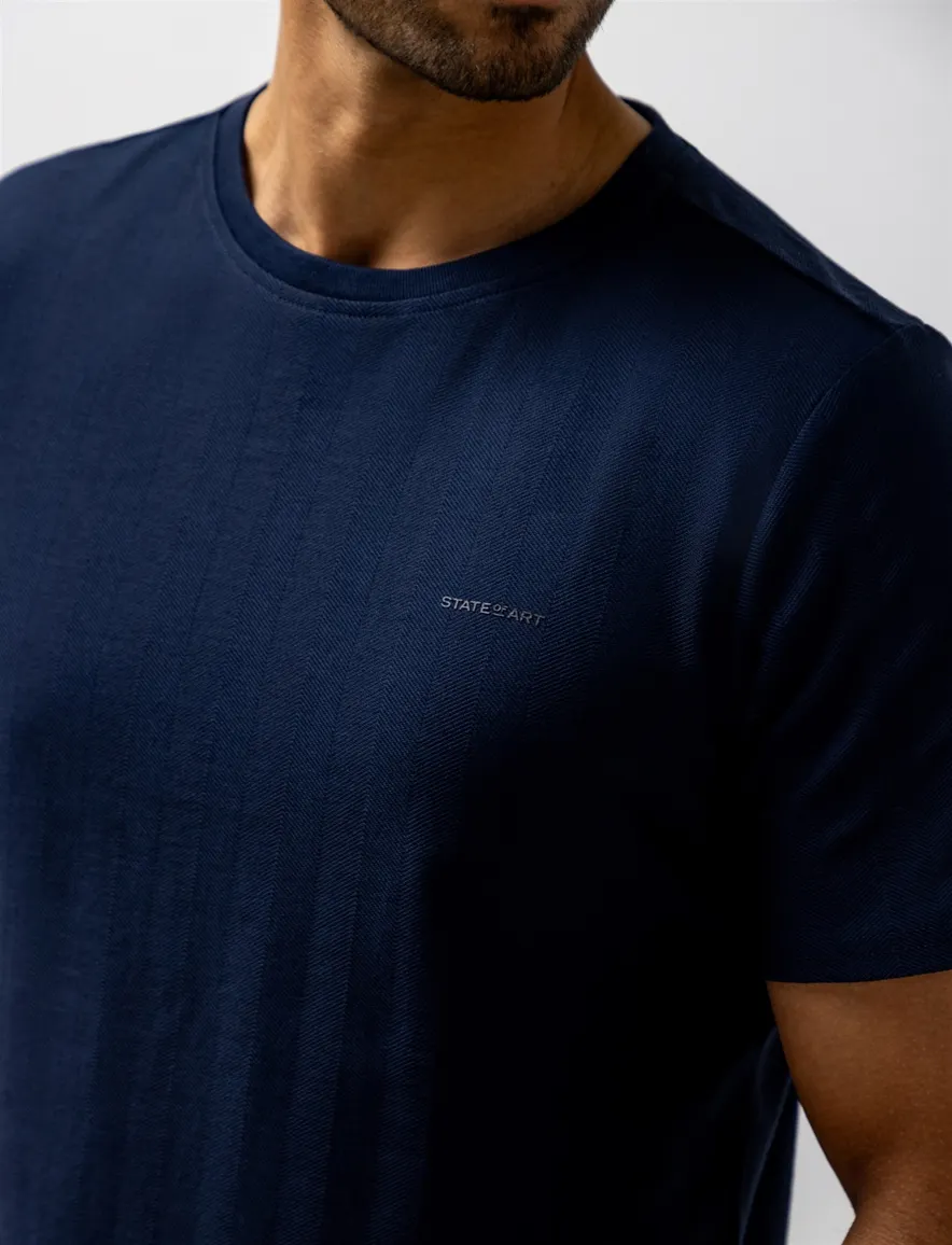 T-shirt State of Art donkerblauw
