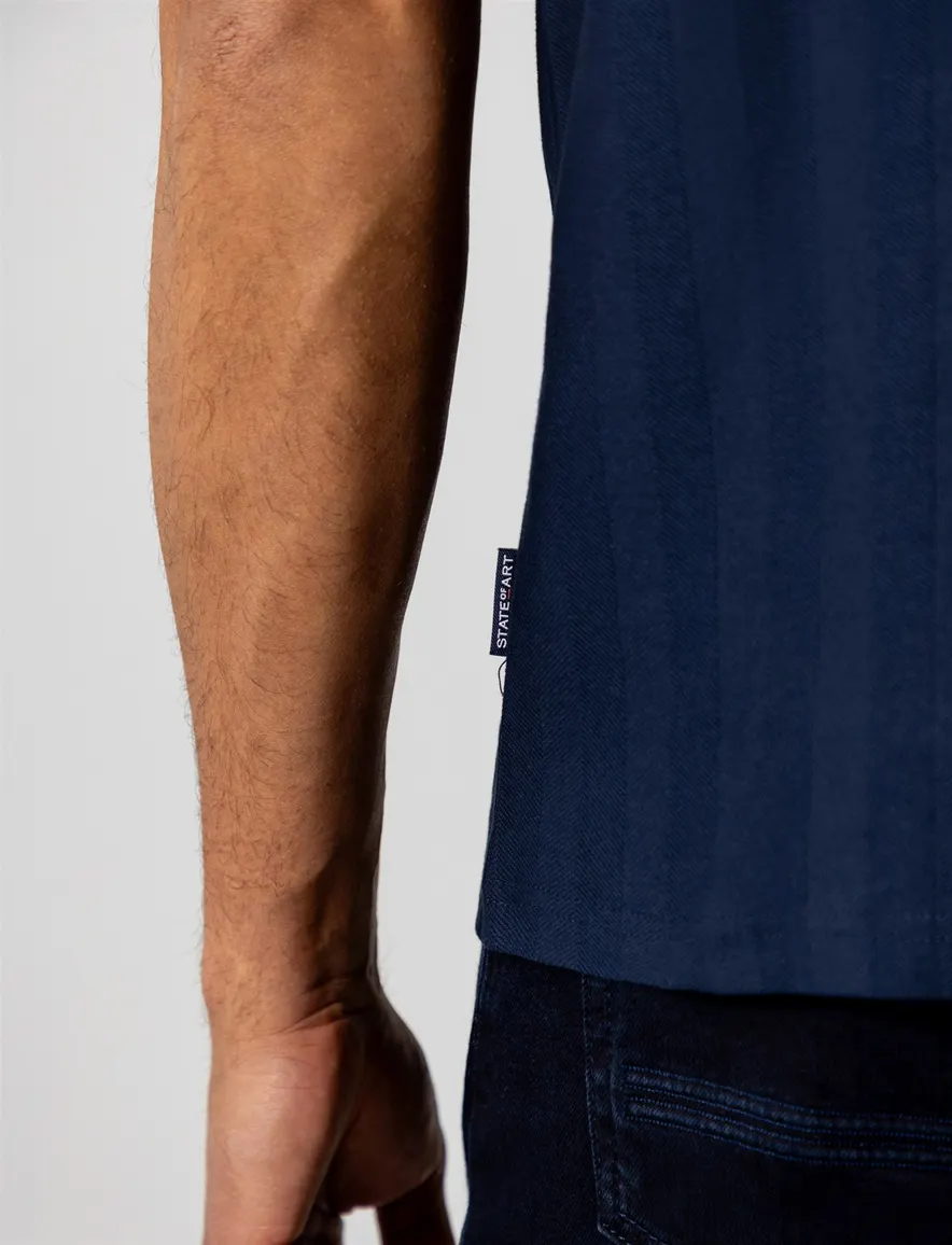 T-shirt State of Art donkerblauw