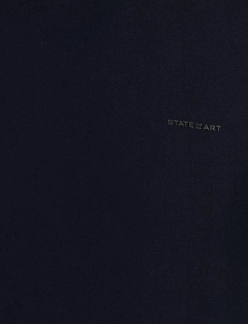 T-shirt State of Art donkerblauw