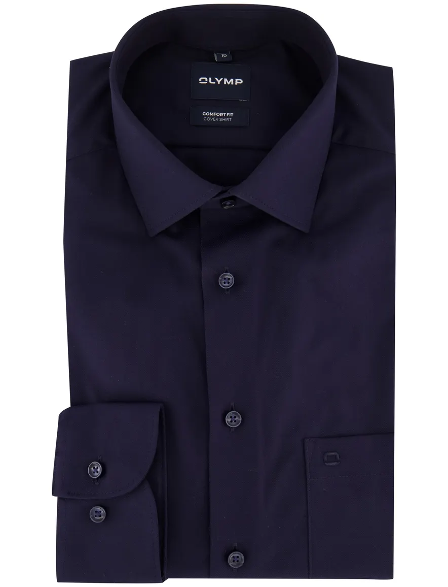 Overhemd Olymp donkerblauw Shirt dress ml 5