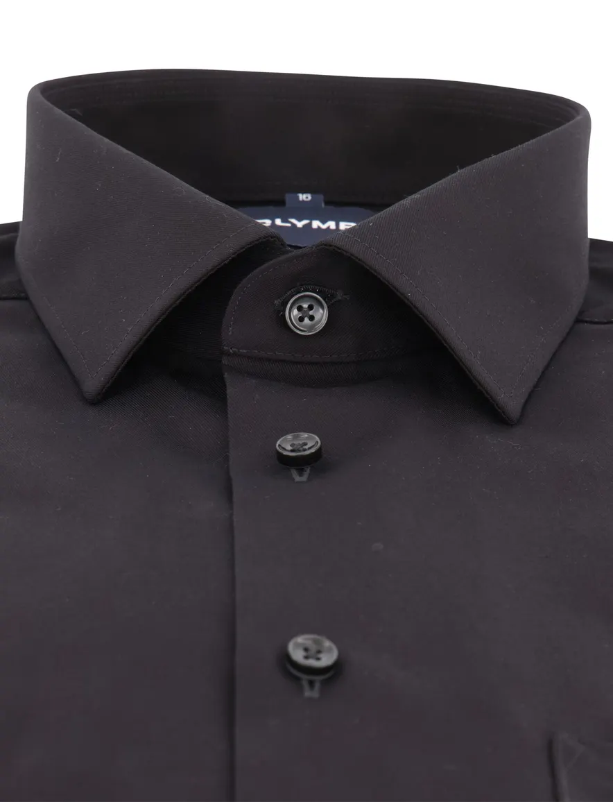 Overhemd Olymp zwart Shirt dress ml 5