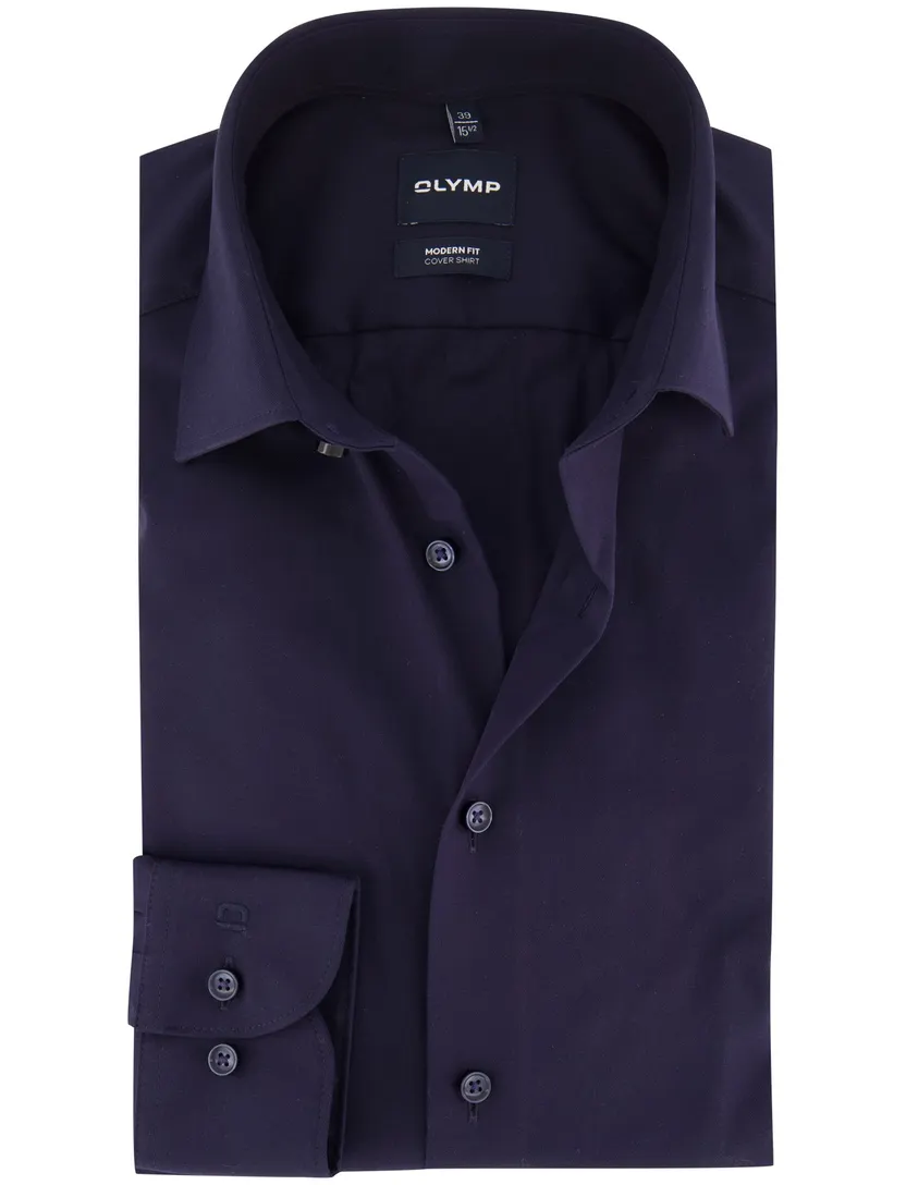 Overhemd Olymp donkerblauw