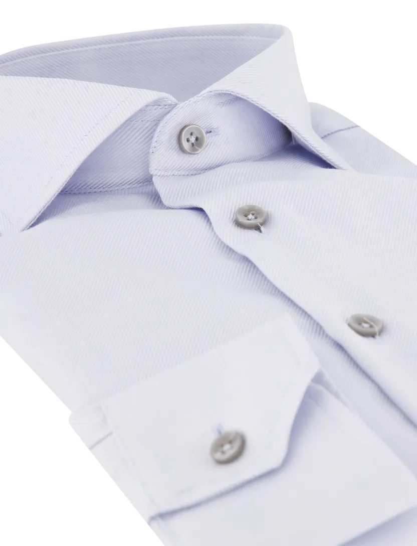 Overhemd Ledub Modern Fit lichtblauw stretch