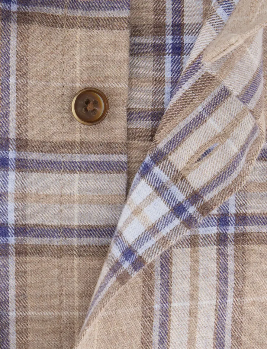 Overhemd Ledub beige 143570-63