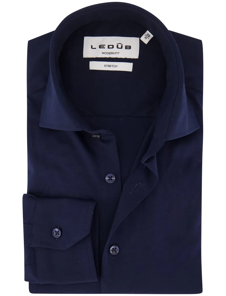 Overhemd Ledub donkerblauw 323519-18